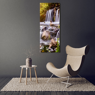 Staand foto op plexiglas Waterval