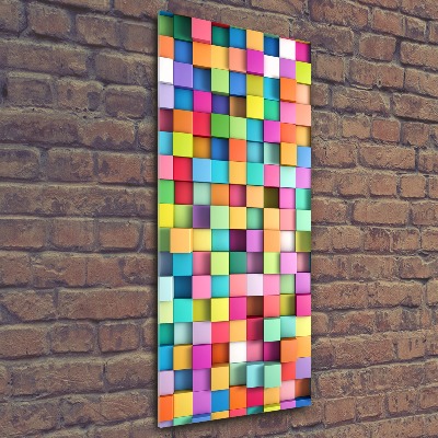 Staand foto plexiglas Abstracte vierkanten