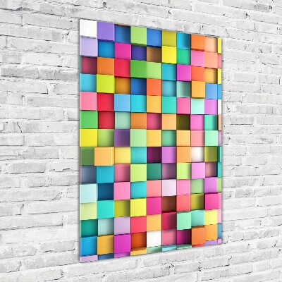 Staand foto plexiglas Abstracte vierkanten