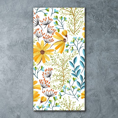 Staand foto op plexiglas Wilde bloemen