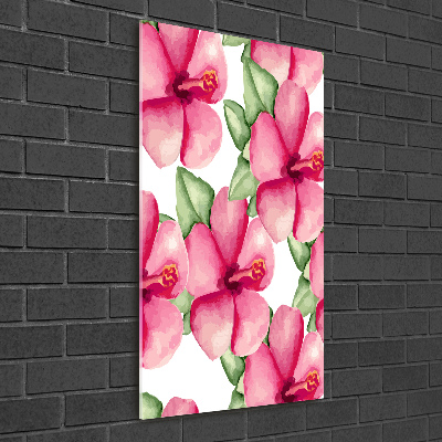 Staand foto op plexiglas Tropische bloemen