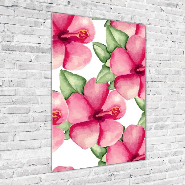 Staand foto op plexiglas Tropische bloemen