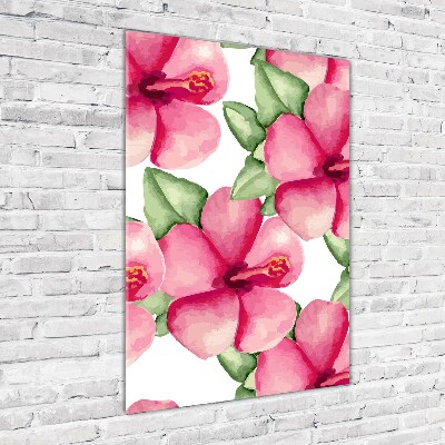 Staand foto op plexiglas Tropische bloemen