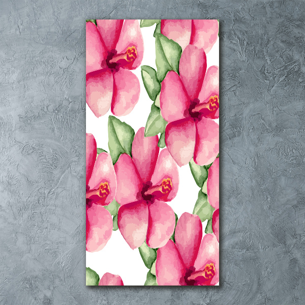 Staand foto op plexiglas Tropische bloemen