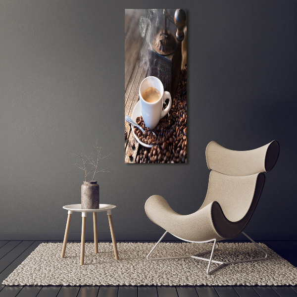 Staand foto plexiglas Een kopje koffie