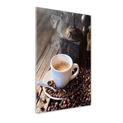 Staand foto plexiglas Een kopje koffie
