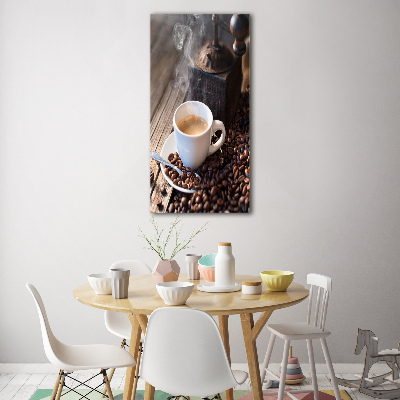 Staand foto plexiglas Een kopje koffie