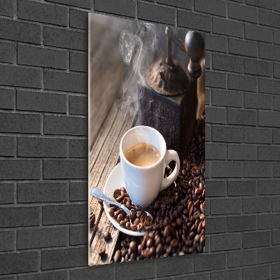 Staand foto plexiglas Een kopje koffie