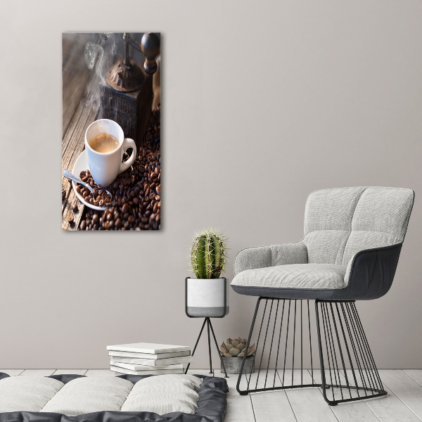 Staand foto plexiglas Een kopje koffie
