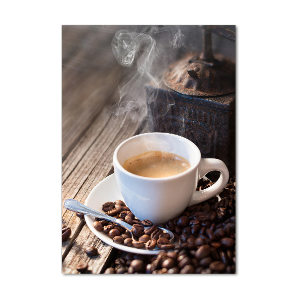 Staand foto plexiglas Een kopje koffie