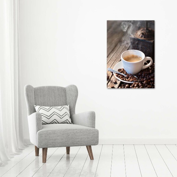 Staand foto plexiglas Een kopje koffie