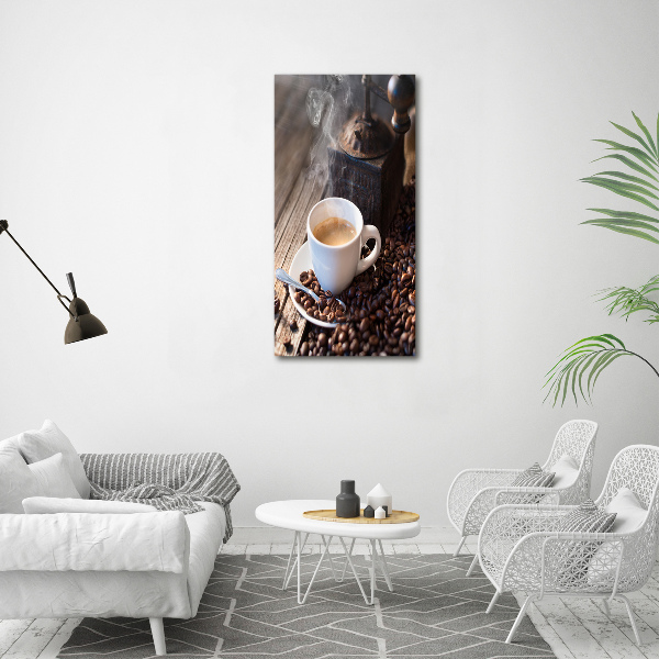 Staand foto plexiglas Een kopje koffie