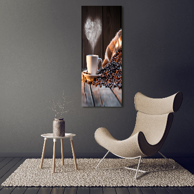 Staand foto in plexiglas Een kopje koffie