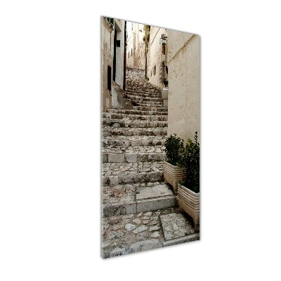 Staand foto op plexiglas Een charmante straat