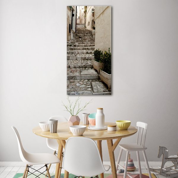 Staand foto op plexiglas Een charmante straat