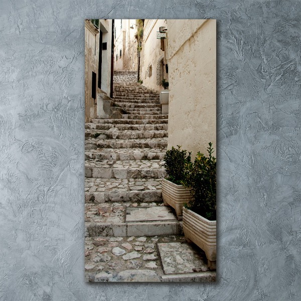 Staand foto op plexiglas Een charmante straat