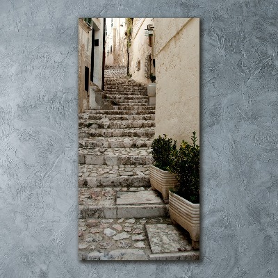Staand foto op plexiglas Een charmante straat