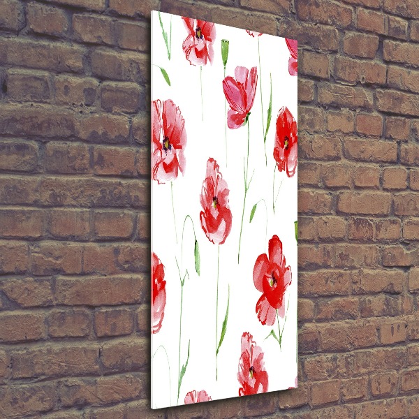 Staand plexiglas foto Klaprozen