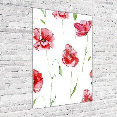 Staand plexiglas foto Klaprozen