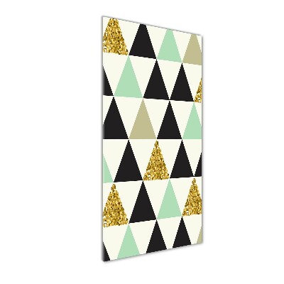 Staand foto op plexiglas Kleurrijke driehoeken