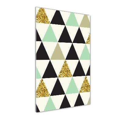 Staand foto op plexiglas Kleurrijke driehoeken