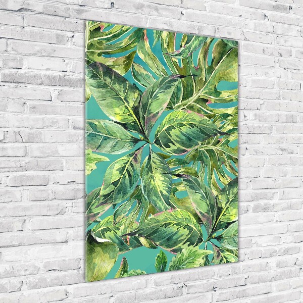 Staand foto op plexiglas Tropische bladeren