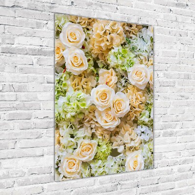 Staand foto in plexiglas Bruidsbloemen