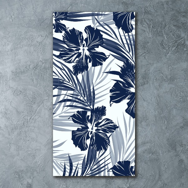 Staand foto op plexiglas Tropische bloemen