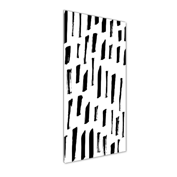 Staand foto op plexiglas Zwart-witte vlekken