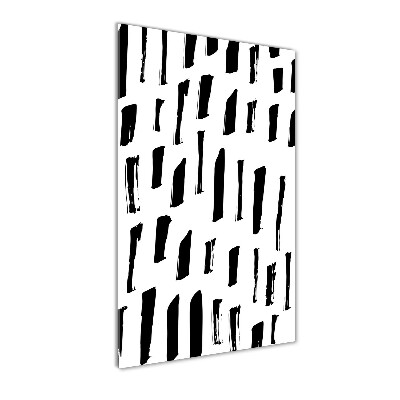 Staand foto op plexiglas Zwart-witte vlekken