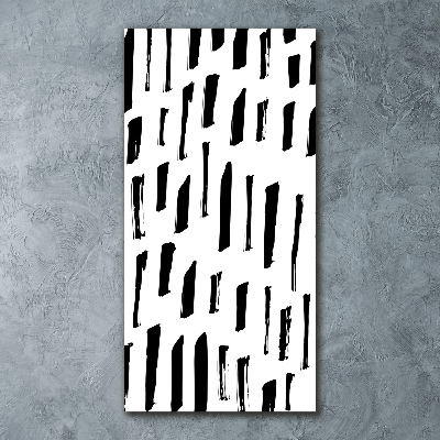 Staand foto op plexiglas Zwart-witte vlekken