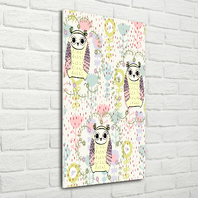 Staand foto op plexiglas Uilen