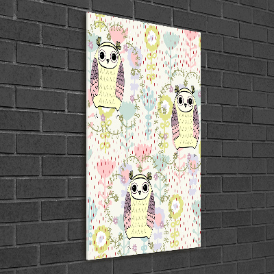 Staand foto op plexiglas Uilen