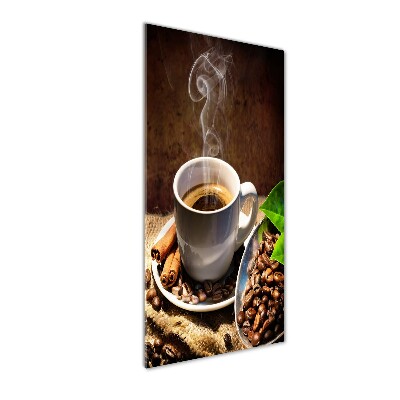 Staand foto in plexiglas Een kopje koffie