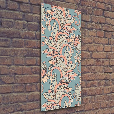 Staand foto plexiglas Etnische bloemen