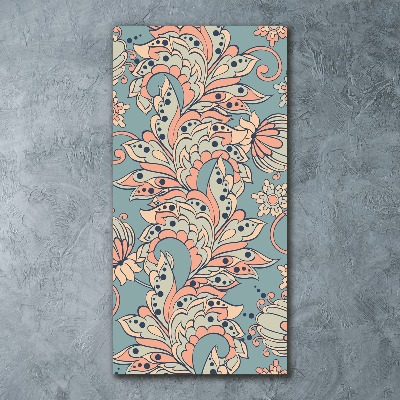 Staand foto plexiglas Etnische bloemen