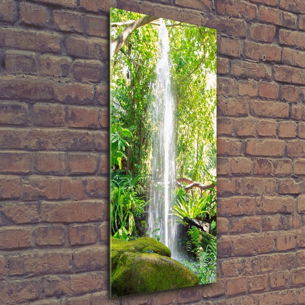 Staand foto plexiglas Waterval in de jungle
