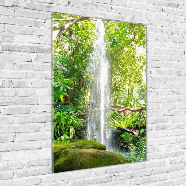 Staand foto plexiglas Waterval in de jungle