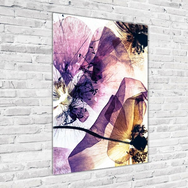 Staand foto in plexiglas Klaprozen