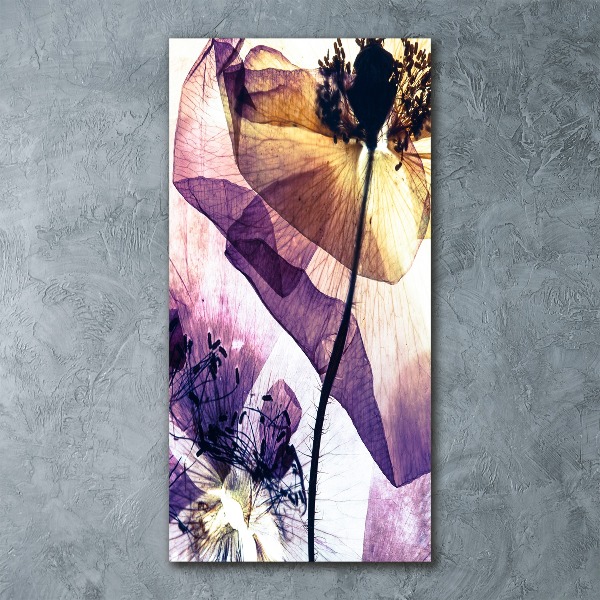 Staand foto in plexiglas Klaprozen