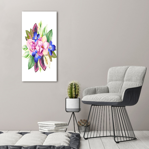 Staand foto plexiglas Een boeket bloemen