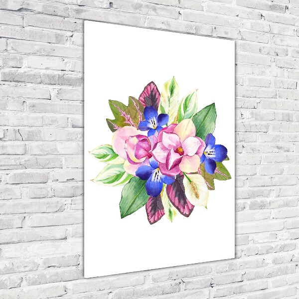 Staand foto plexiglas Een boeket bloemen