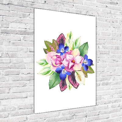 Staand foto plexiglas Een boeket bloemen