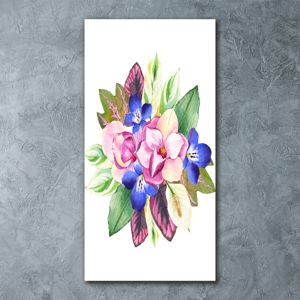 Staand foto plexiglas Een boeket bloemen