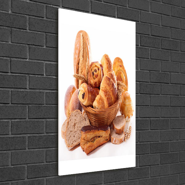 Staand plexiglas foto Brood in de mand