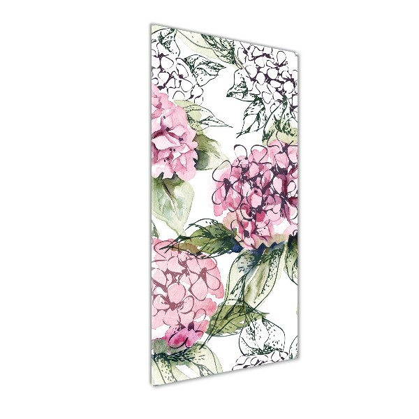 Staand foto in plexiglas Hortensia