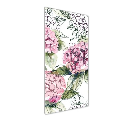 Staand foto in plexiglas Hortensia