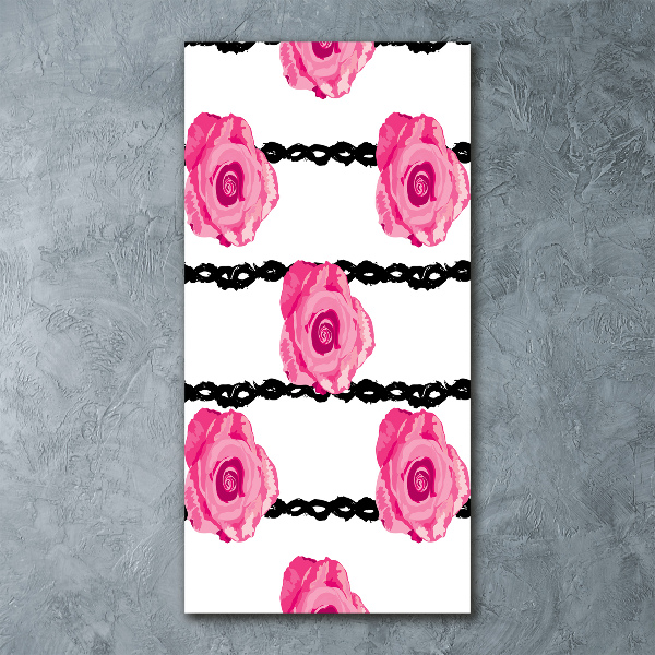 Staand plexiglas foto Rozen