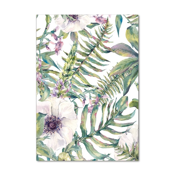 Staand foto in plexiglas Tropische bladeren