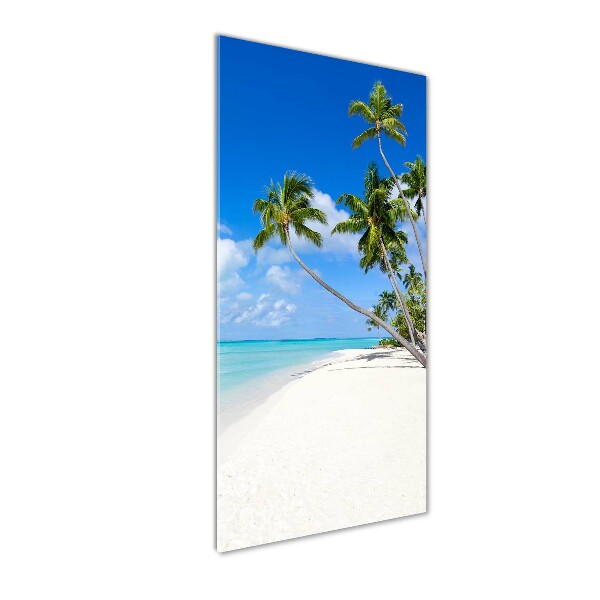 Staand plexiglas foto Tropisch strand